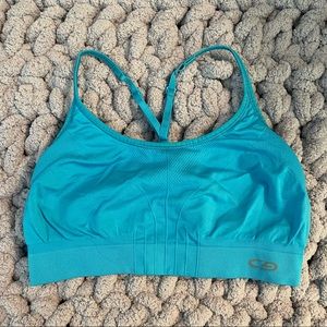 Bright Blue Sports Bra, C9 by Champion, Size Large